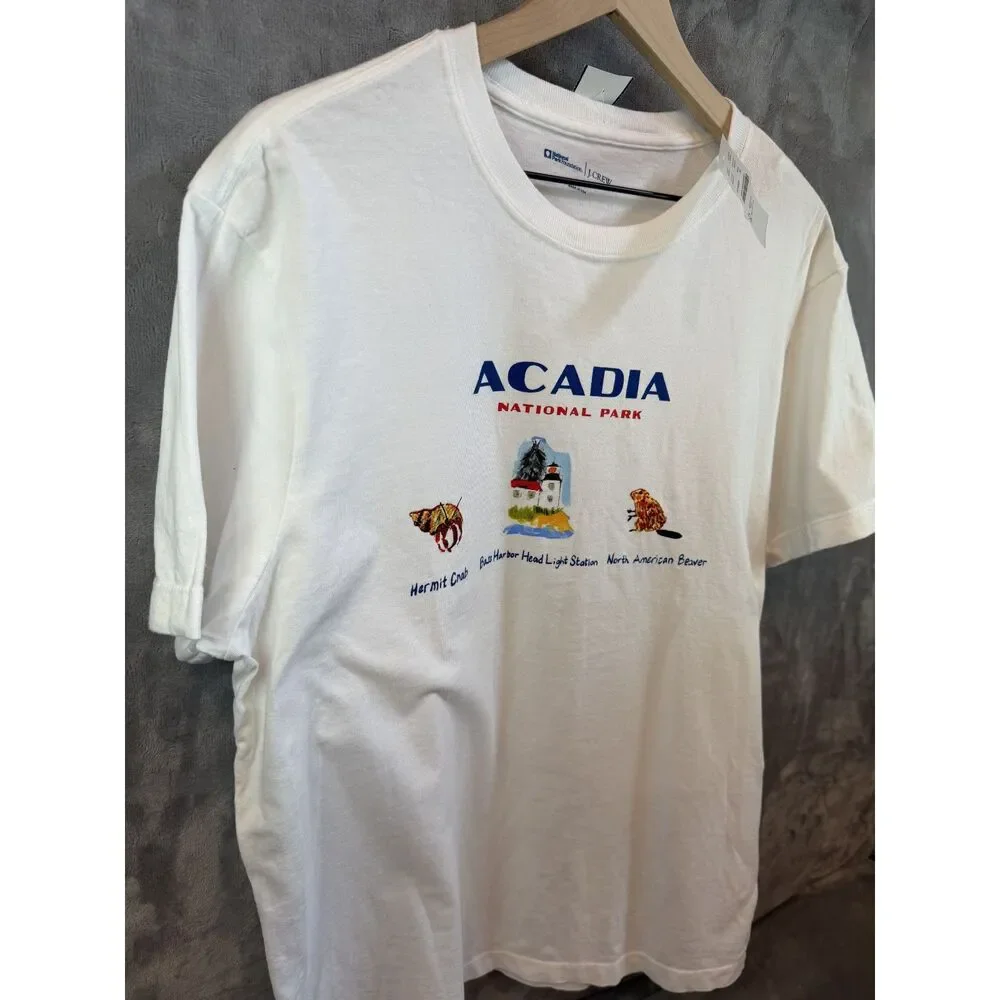 NWT J.Crew - Acadia National Park Graphic Tee - Mens Medium